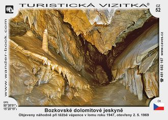 Turistická vizitka - Bozkovské dolomitové jeskyně