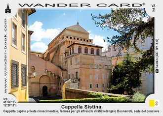 Turistická vizitka - Cappella Sistina