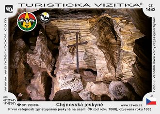 Turistická vizitka - Chýnovská jeskyně