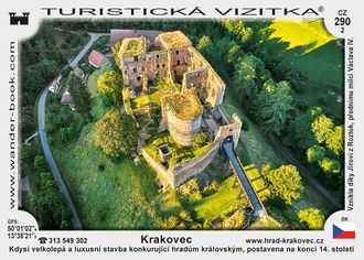 Turistická vizitka - Hrad Krakovec
