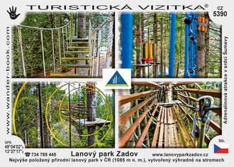 Turistická vizitka - Lanový park Zadov