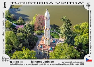 Turistická vizitka - Minaret Lednice
