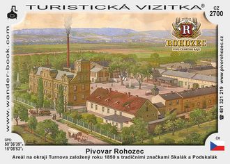 Turistická vizitka - Pivovar Rohozec