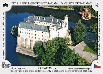 Turistická vizitka - Zámek Orlík nad Vltavou