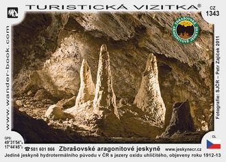 Turistická vizitka - Zbrašovské aragonitové jeskyně