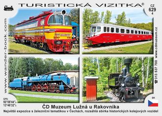 Turistická vizitka - Železniční muzeum Lužná
